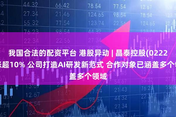 我国合法的配资平台 港股异动 | 晶泰控股(02228)涨超10% 公司打造AI研发新范式 合作对象已涵盖多个领域